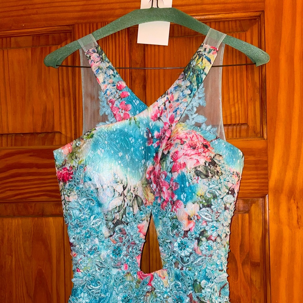 TonyBowls Floral Prom Dress